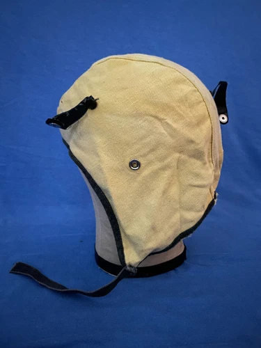 Vintage US Air Force Army Aviator Pilot Helmet Liner Skull Cap Military Korea