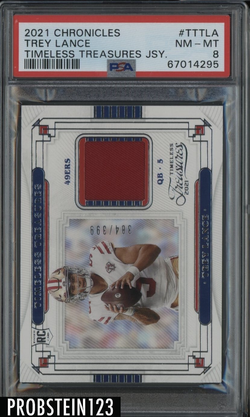 Trey Lance Panini Chronicles Timeless Treasures Jerseys #TTTLA Base