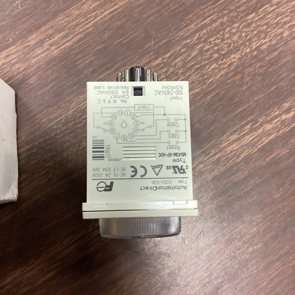 AUTOMATION DIRECT MS4SM-AP-ADC 0.05s-60h On-Delay Relay Timer - Image 2 of 4