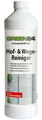Profi Hof- und Wegereiniger 1 Liter - 200m² - Radikal Reiniger für Steinflächen 