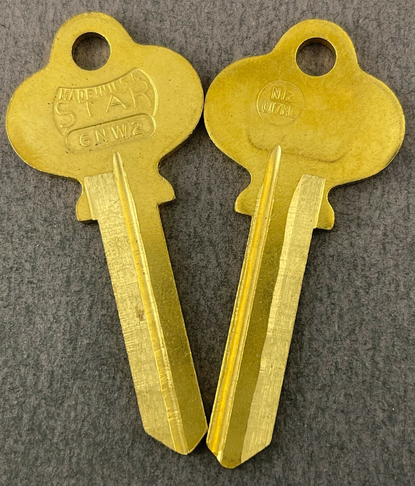 N106 Key Lot of (2) O1017ML 6NW2 Type 6 Pin Key Blanks for Norwalk | eBay