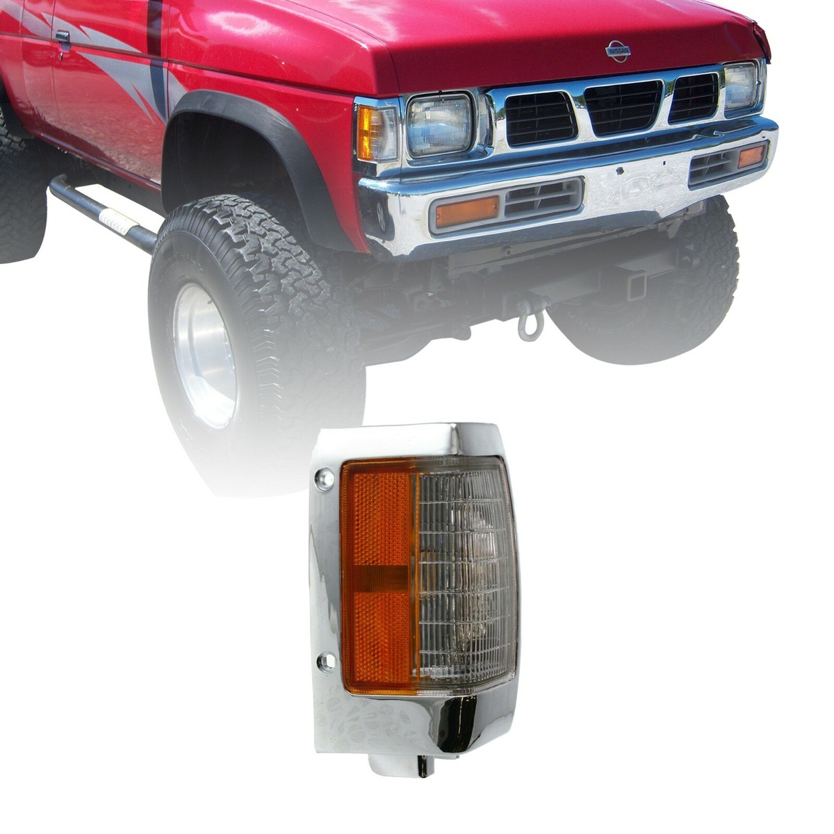 For 90-94 Nissan D21 95-97 Pickup Corner Turn Signal Side Marker