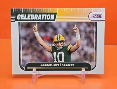     2024 SCORE JORDAN LOVE C-JLE PINK CELEBRATION INSERT PACKERS    