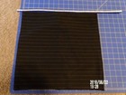Black Pinstripe Pillow Cover 14 inches square Handmade new — photo 3