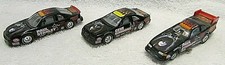 Collectible Set of 3 KISS Diecast 1/64th Scale Race Cars BY Johnny Lightning