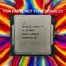 Intel Core i7-10700KF Processor (5.1 GHz, 8 Cores, Socket LGA1200) FOR PARTS!!!