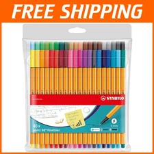 40-Pack Fineliner Pens - Assorted Colors