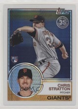 2018 Topps Silver Pack 1983 Design Chrome Update Series Chris Stratton #119 gg8