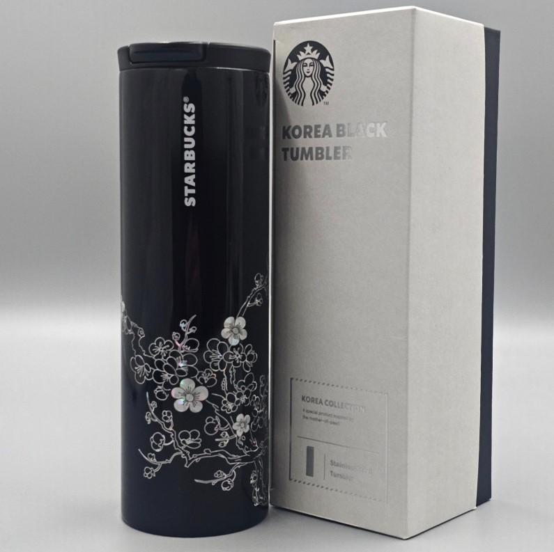 Starbucks Korea 2024  SS Korea black tumbler 473ml