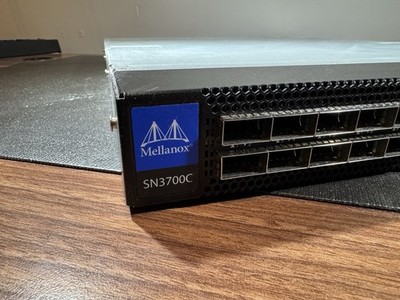 Mellanox SN3700C 32-Port 100GbE QSFP28 Switch Dual PSU Rackmount