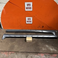 Vauxhall Corsa D Side Skirts Driver Passengers Pair Z190 Grey 5 Door 2006-2014