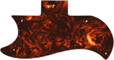 WD Custom Pickguard For Left Hand Gibson 1961-1970 Half Face SG #05F Faux Tor...