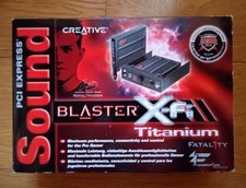 Creative Sound Blaster X-fi Titanium Fatal1ty PCI express Sound card