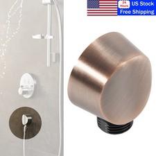 A725ORB Round Drop Ell Handheld Shower Wall Connector Oil-Rubbed Bronze 0.5 Inch