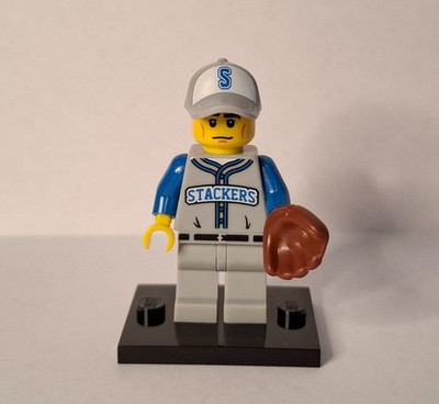 LEGO Minifiguren Serie 10 , Baseball Fielder / Baseballspieler  col157 col10-13