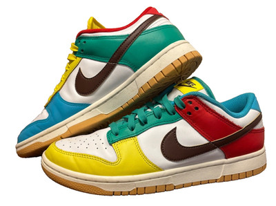 Nike Dunk Low SE Free 99 DH0952-100 White Multi Women s Size 7.5