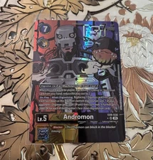 Digimon Card Game Andromon Alternate Art EX9-030 Super Rare Versus Monsters