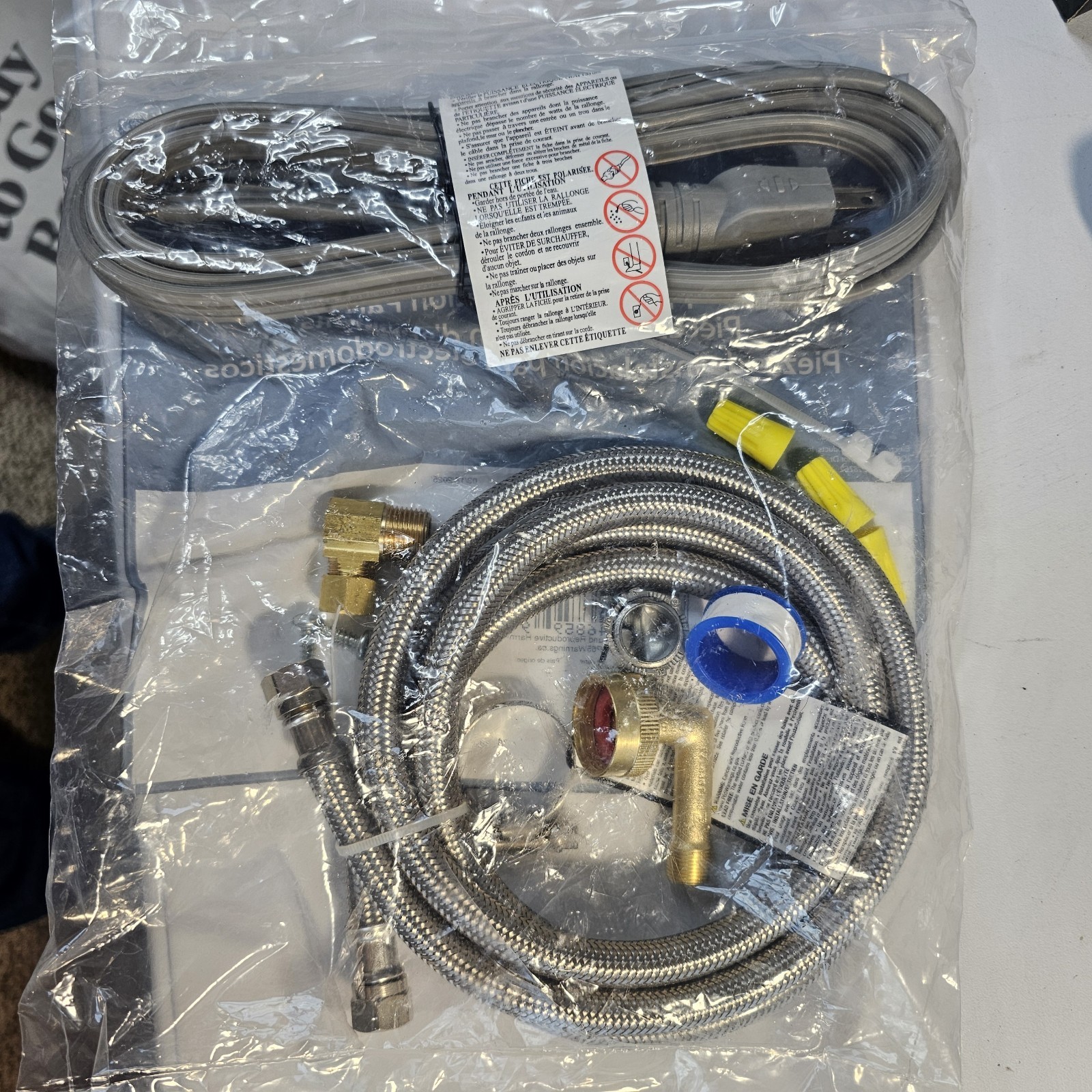 Electrolux SmartChoice Dishwasher Installation Kit with Straight Electrical Cord  