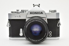 NEAR MINT KONIKA FT A HEXANON AR 52 F1.8 Silver 35mm SLR Japan