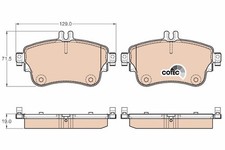 Bremsbelagsatz Vorne f&uuml;r Mercedes W176 W246 W242 CLA Coupe C117 11-19