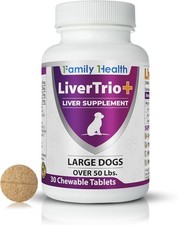 Comprehensive Liver Support Supplement for Large Dogs. Flavorful Chewable Tabl
