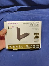 NETGEAR A6210 AC1200 USB 3.0 WiFi Adapter Dual Band w/ Dock Box Complete Tested