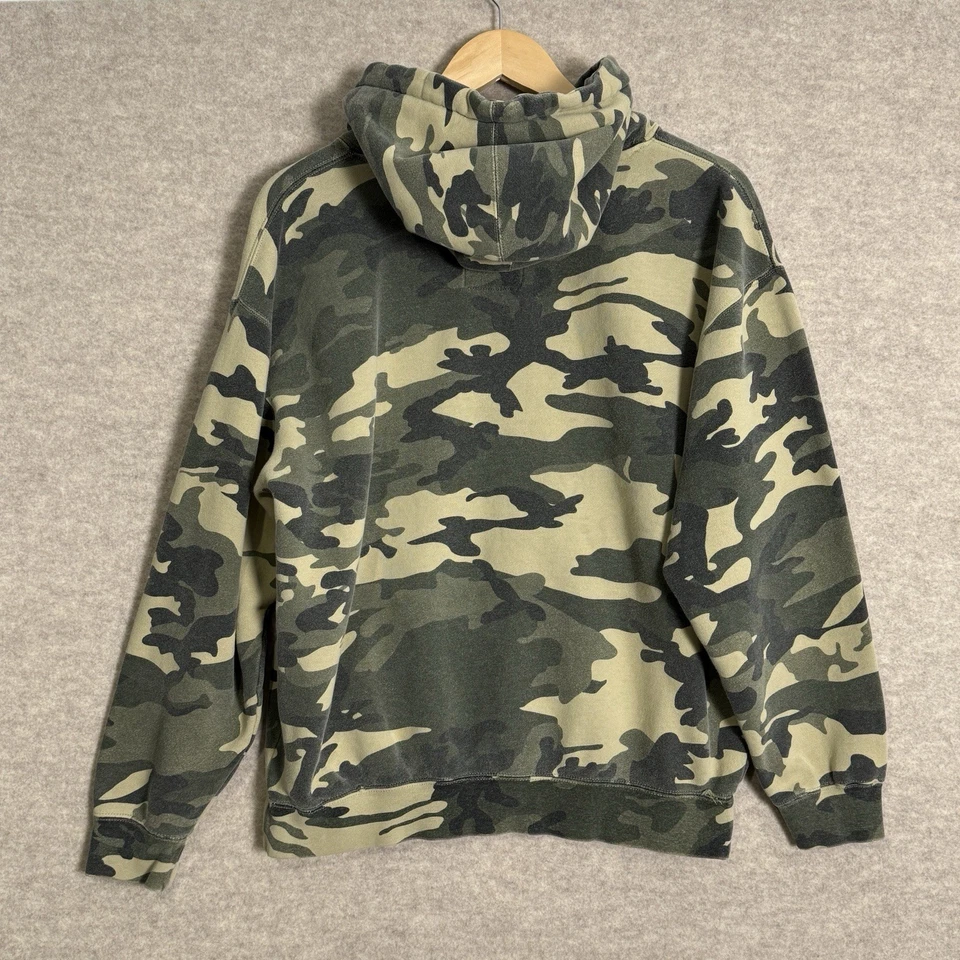 Kawasaki Hoodie Pullover Camo Drawstring Racing Motocross Motocross Medium - Image 2 of 3