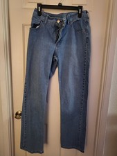 Riders Women's Blue Denim Jeans, Size 12M, Straight