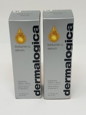 2 DERMALOGICA BIOLUMIN-C SERUM 30 mL / 1 oz. EACH SEALED x2 Tubes Brightening