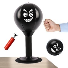 Desktop Punching Bag Table Boxing Training Ball Boxing Bag Ball w/Strong Suction
