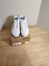 Reebok Classics Freestyle Hi Nova Mid-White/Ultra Purple Women's Shoes CN3846