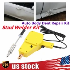 Auto Body Dent Repair Kit 800VA Electric Stud Welder Gun with Puller Hammer