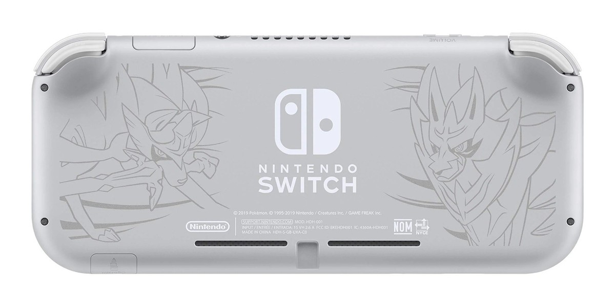 Nintendo Switch Lite Pokemon Zacian Zamazenta Handheld Console
