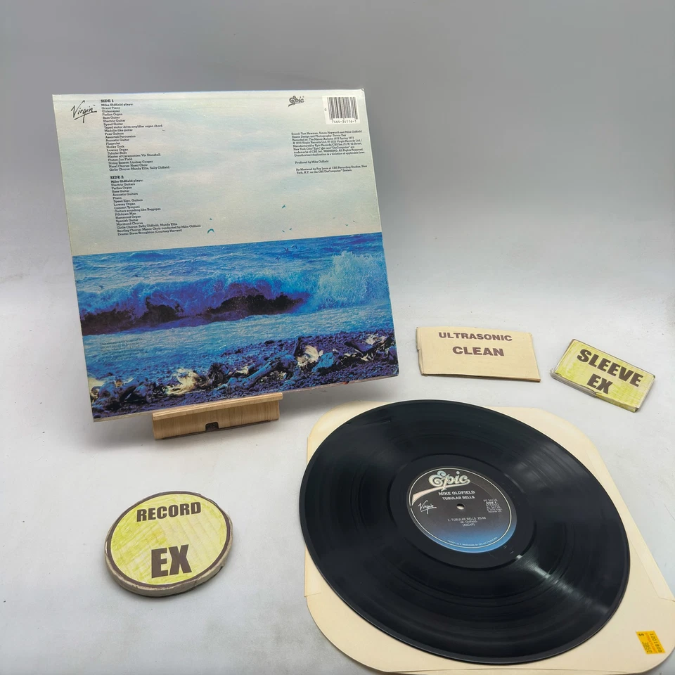 Mike Oldfield- Tubular Bells EX/EX Ultrasonic Clean1981 Vinyl Record - Image 3 of 3
