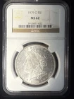 1879 O Morgan Dollar VF Very Fine 90% Silver $1 US Coin NGC MS69