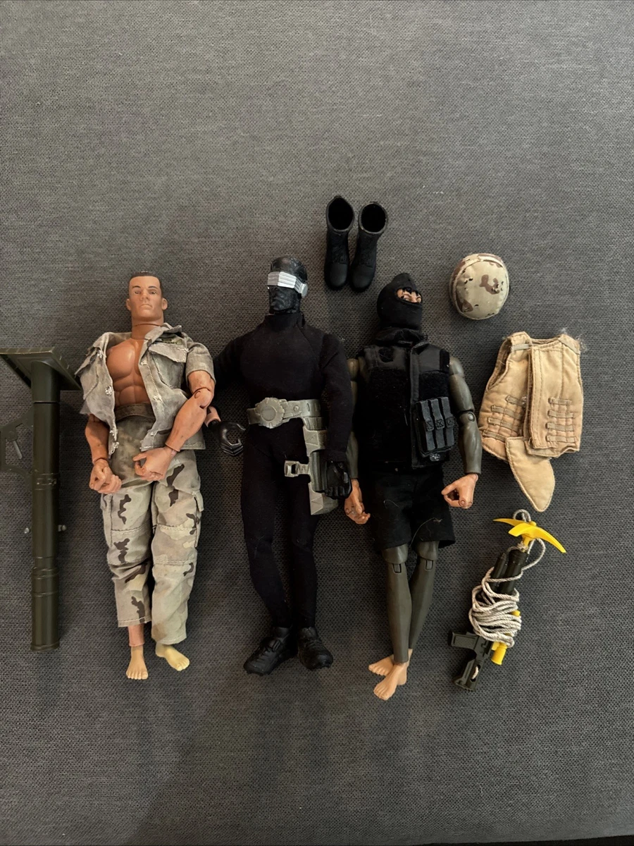 GI-JOE ジーアイジョー 限定版 3体セット 1996年 HASBRO 新品 Snake Eyes G.I. Joe Military & Adventure Action Figures 1996 Year