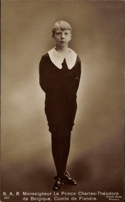 Ak Prince Charles Théodore de Belgique, Comte de Flandre, Prinz... - 4936176