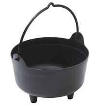 Garland Cauldron Planter with Handle - Black - Large