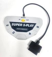 Performance Super Nintendo SNES Super 5-Play Controller Multi-Tap Adapter