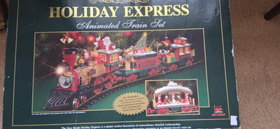 New Bright Holiday Express Animated Train Set 384