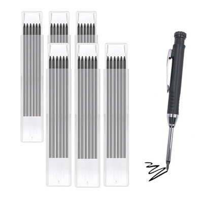 TuTuYa 36 Pencil Refill with 1 Solid 37 Count (Pack of 1), black 