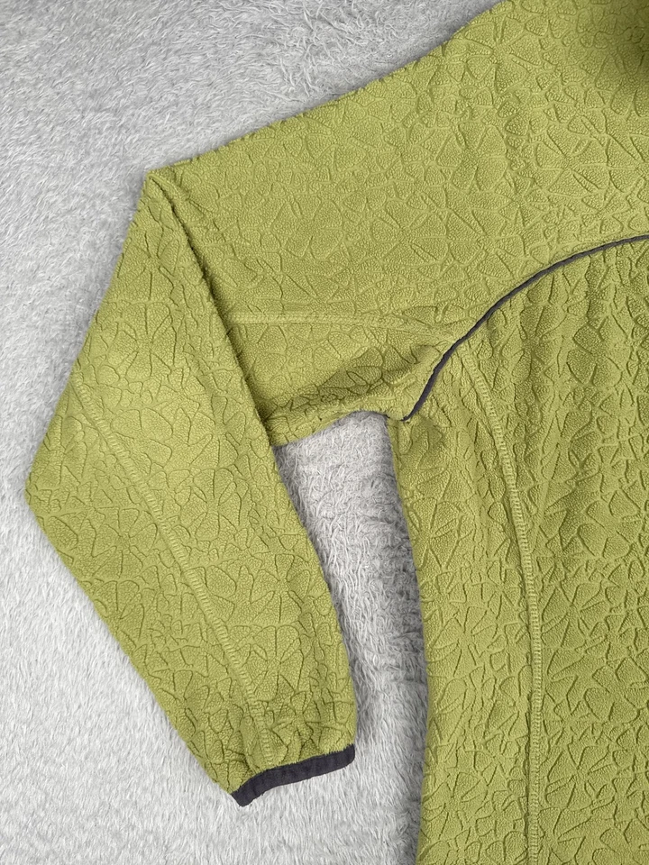 Suéter polar Columbia para mujer XL verde 1/4 cremallera cuello falso manga bolsillo senderismo Foto 3 de 4