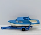 Vintage Matchbox No. 9 Boat & Trailer Lesney - England Clean Item 👀 SHIPS FREE!