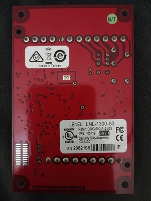 Lenel LNL 1300 S3 Security Sub Assembly|Mercury SDI Door Controller|Clean Pull