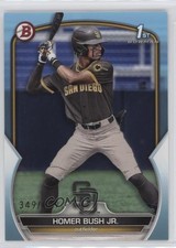 2023 Bowman Draft Sky Blue 349/499 Homer Bush Jr #BD-124 0c7w