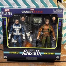 Hasbro Marvel Legends Gamer verse Punisher vs Nick Fury 6  Action Figure 2-Pack