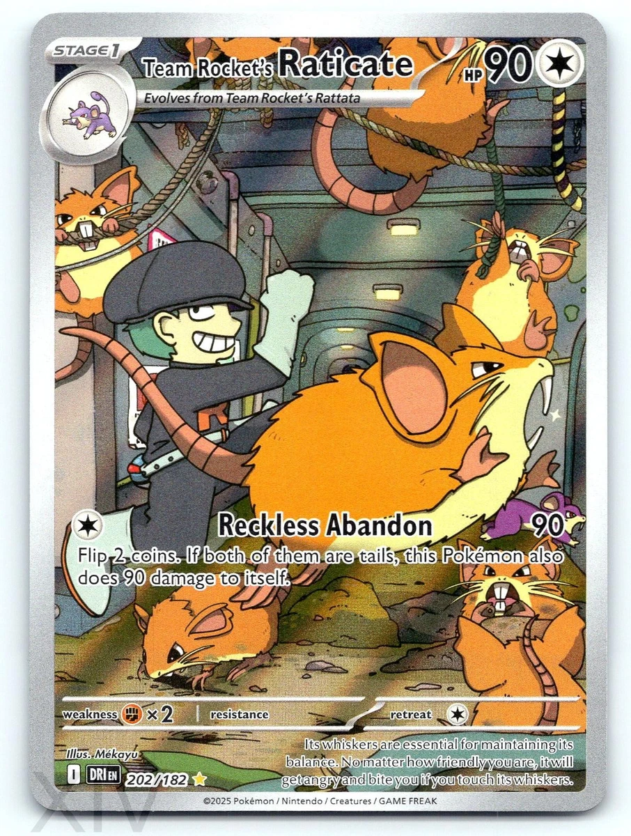 Team Rocket's Raticate Pokémon TCG Cards for sale | eBay