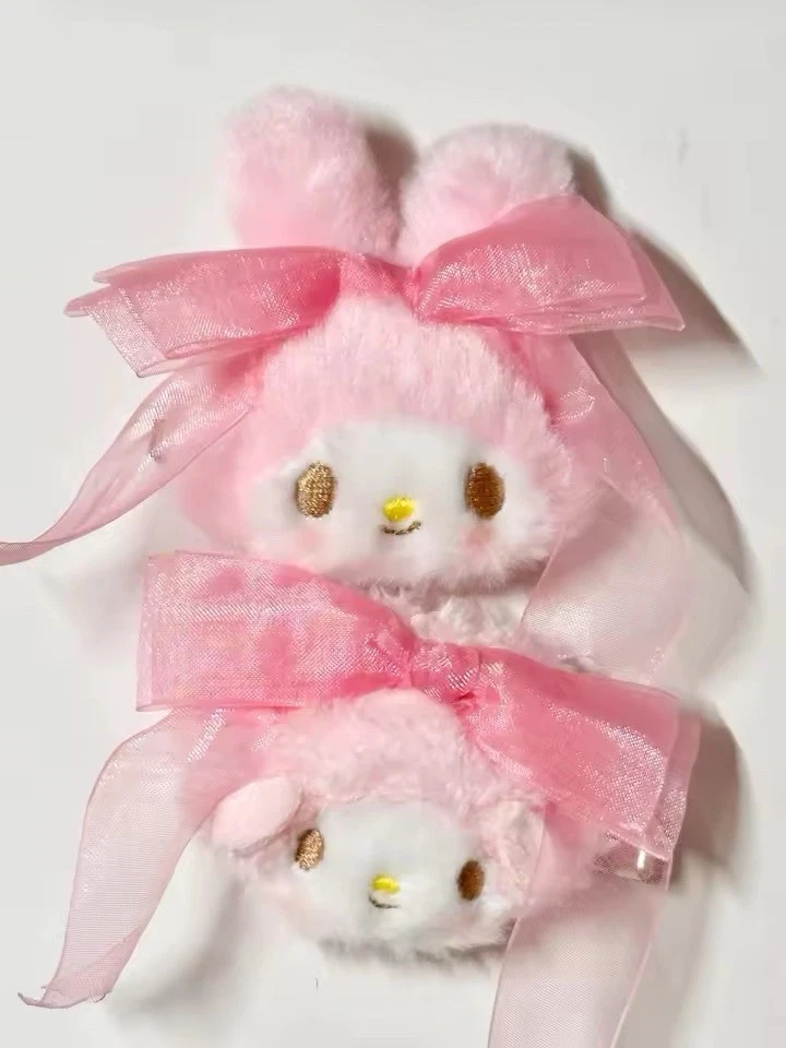 Pinza para el pelo Sanrio Original Hello Kitty My Melody & My Sweet Piano Kawaii 2 piezas Foto 4 de 4