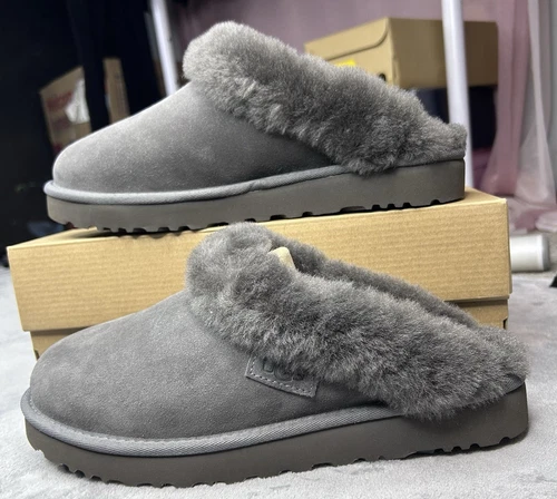 Scivolo Ugg Cluggette grigio antracite taglia US 10 nuovo con scatola