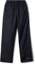 Columbia Youth Trail Adventure II Waterproof Hiking Pant, Black, Medium NWT